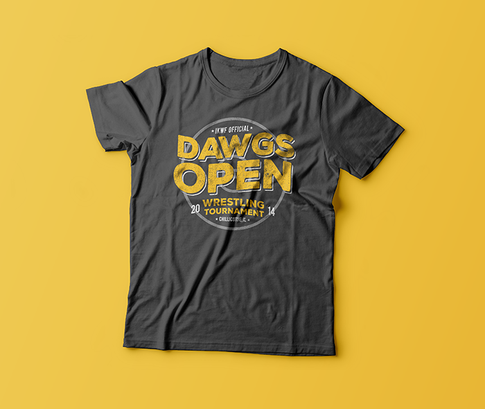 dawgs open t-shirt design