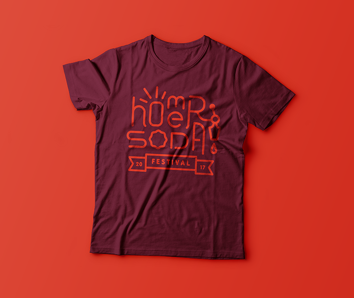 homer soda fest 2017 t-shirt design