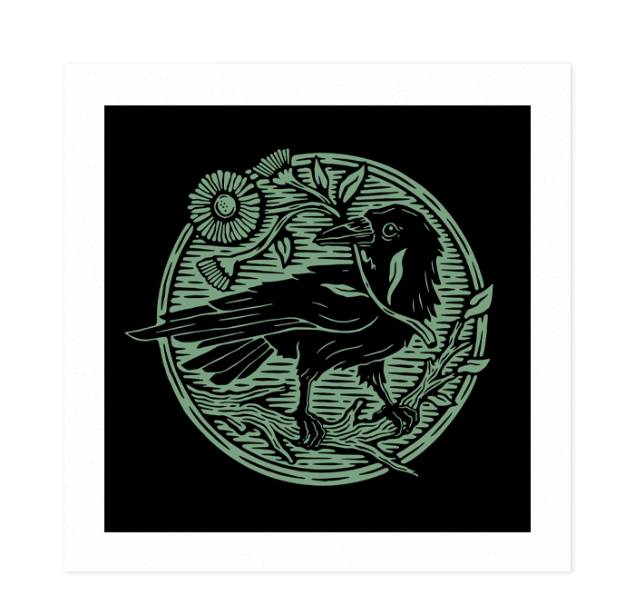 sylvan gatherer art print