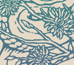 Snake art print