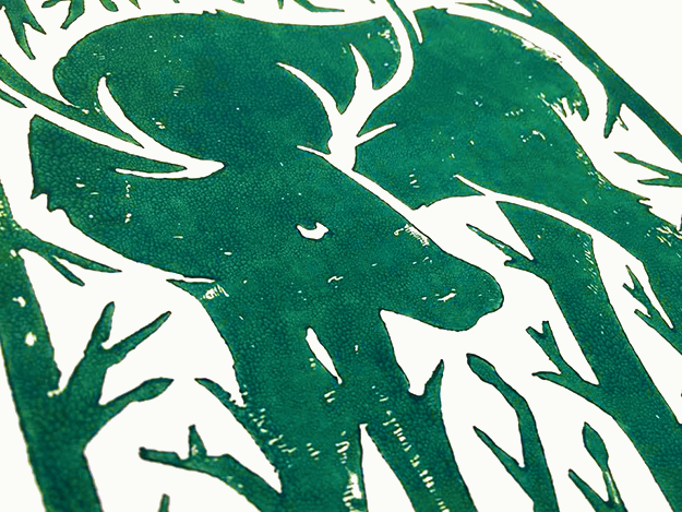The Woods art print